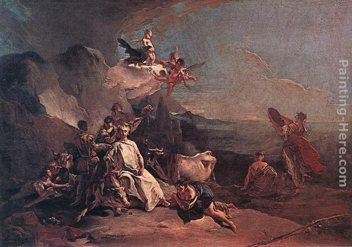 Giovanni Battista Tiepolo The Rape of Europa